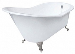 Magliezza Чугунная ванна Beatrice 153x76,5 (ножки хром) – фотография-3